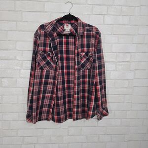 Quiksilver flannel button‎ down